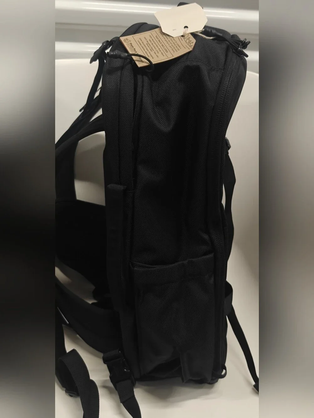 JanSport Venture Pack Travel Backpack Black Compression Straps Hip Belt